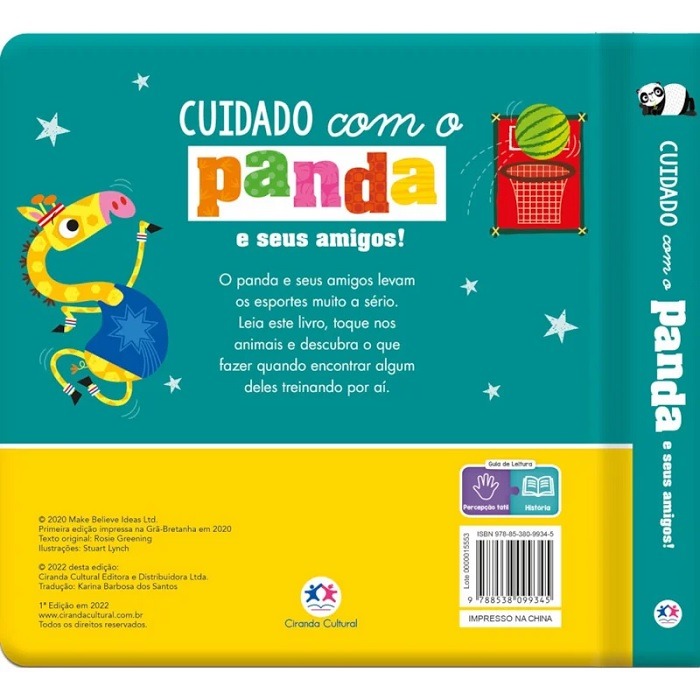 Livro Infantil Cuidado Com O Panda E Seus Amigos Ciranda Cultural - Imagem 3