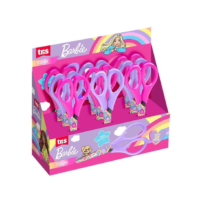 Tesoura Tris Barbie Decorada 13cm - Imagem 3