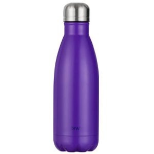 Garrafa Aço Inox Roxo Neon Fosco 500ml BRW GA0106