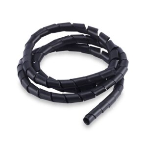 Organizador De Cabos E Fios Preto 12mmx1,50mts BRW OFF1202