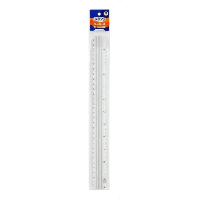 Régua 30cm Alumínio BRW RE1000