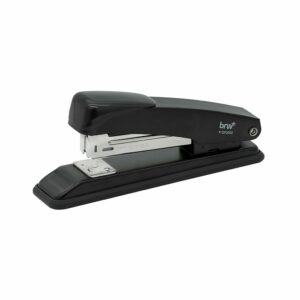 Grampeador Metal Médio Preto 20 Folhas BRW GP2000