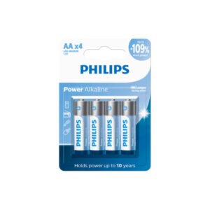 Pilha Philips Alcalina AA 4 Unidades LR6P4B/59