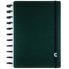 Caderno Inteligente G+ Dark Green Grande 140Folhas Cigdp4017