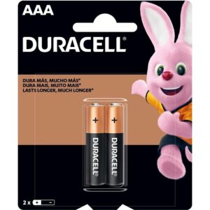 Pilha Palito AAA Duracell Duralock 02 Unidades