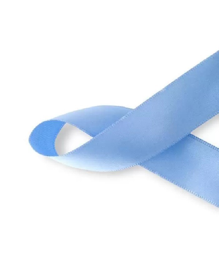 Fita Presente Cetim Cinderela N°1 07mm Azul Claro 010 Metro 007010100C