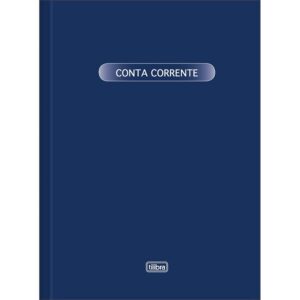Livro Conta Corrente 1/4 100 Folhas Tilibra 120162