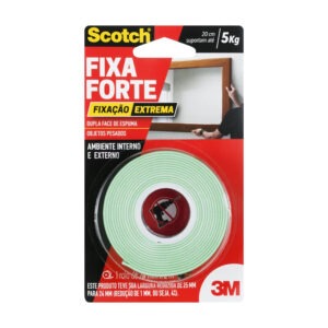 Fita 3m Scoth Dupla Face Massa Acrílica 24x2m