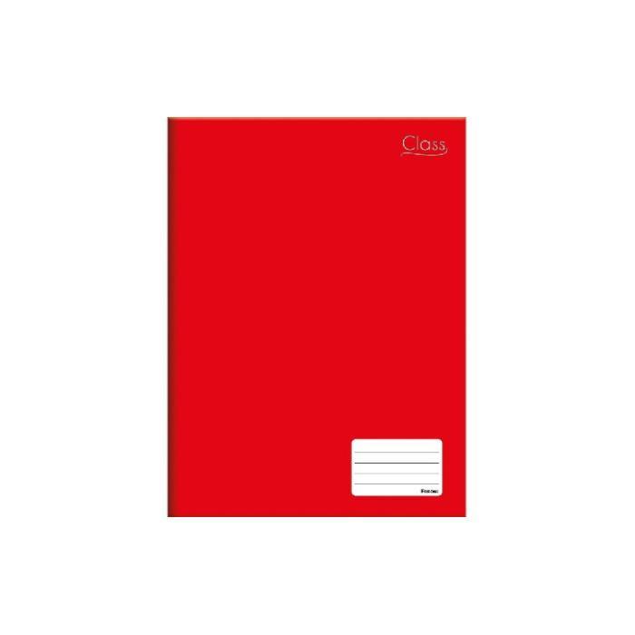 Caderno Brochura 1/4 Vermelho 48fls Class Foroni 3589314
