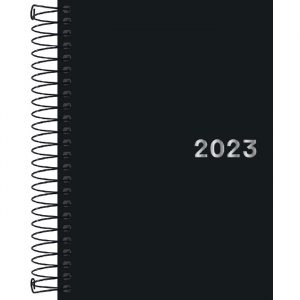 Agenda 2022 Napoli Preto Espiral Tilibra