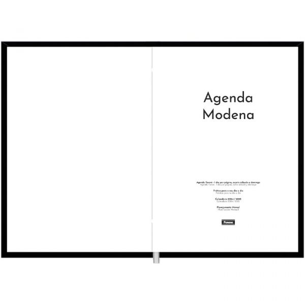 Agenda 2024 Modena Pequena Preto Foroni 5378680