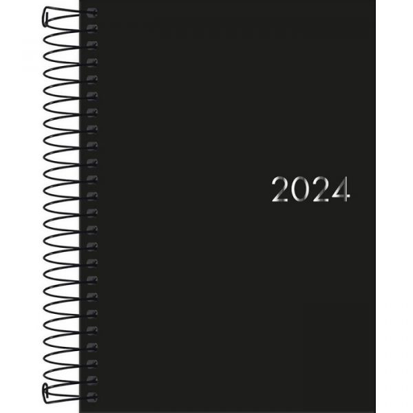 Agenda 2024 Napoli Preto M5 Tilibra 130095