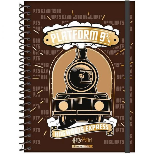 Agenda Planner 2022 Harry Potter Espiral 160 Folhas Jandaia 6705222