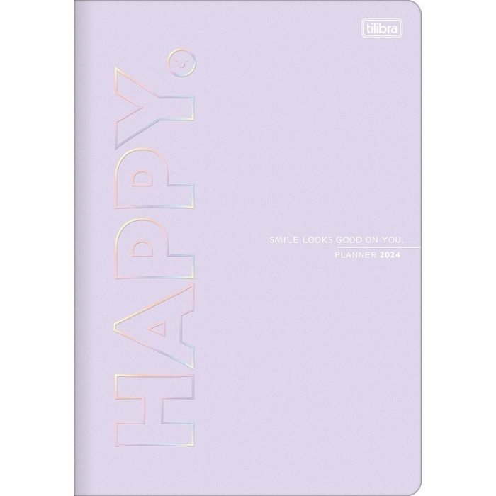 Agenda Planner 2024 Happy M7 Tilibra 314315 - Papelaria Criativa