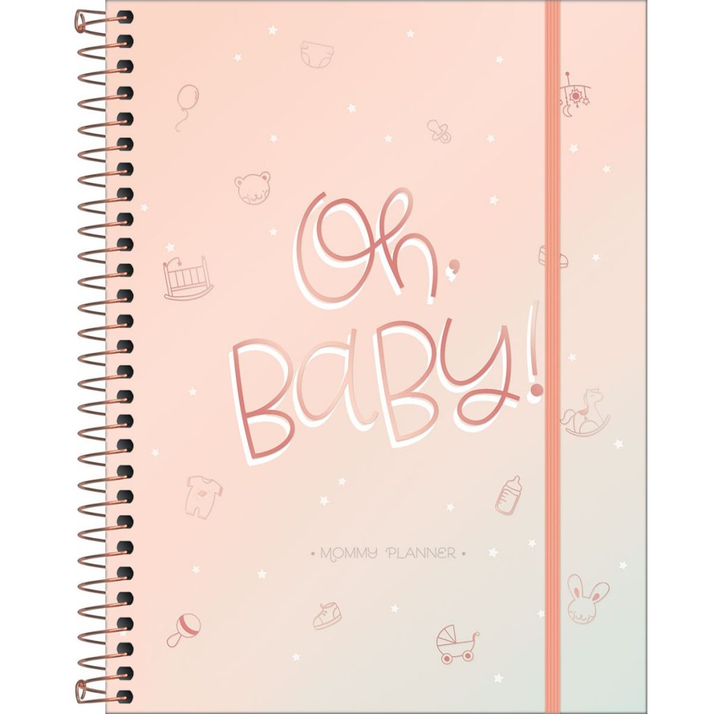 Agenda Planner Espiral Mommy Permanente 80 Folhas Tilibra 292397 Papelaria Criativa 6337