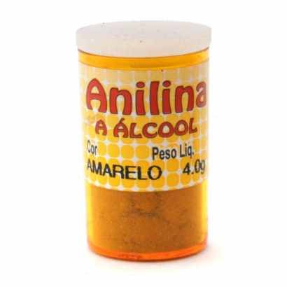 ANILINA A ALCOOL GLITTER AMARELO 04GRS