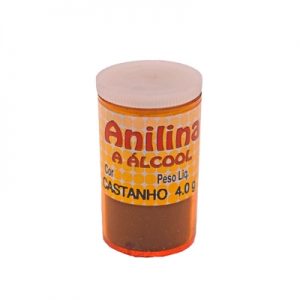 ANILINA A ALCOOL GLITTER CASTANHO 04GRS