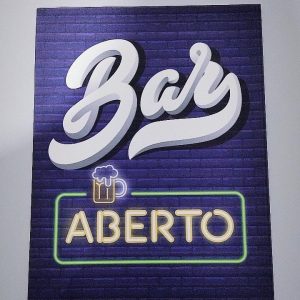 Aplique EVA Painel Para Artesanato Bar Aberto Ibel 5740