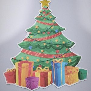 Aplique EVA Painel Para Artesanato Árvore Natal Ibel 4433