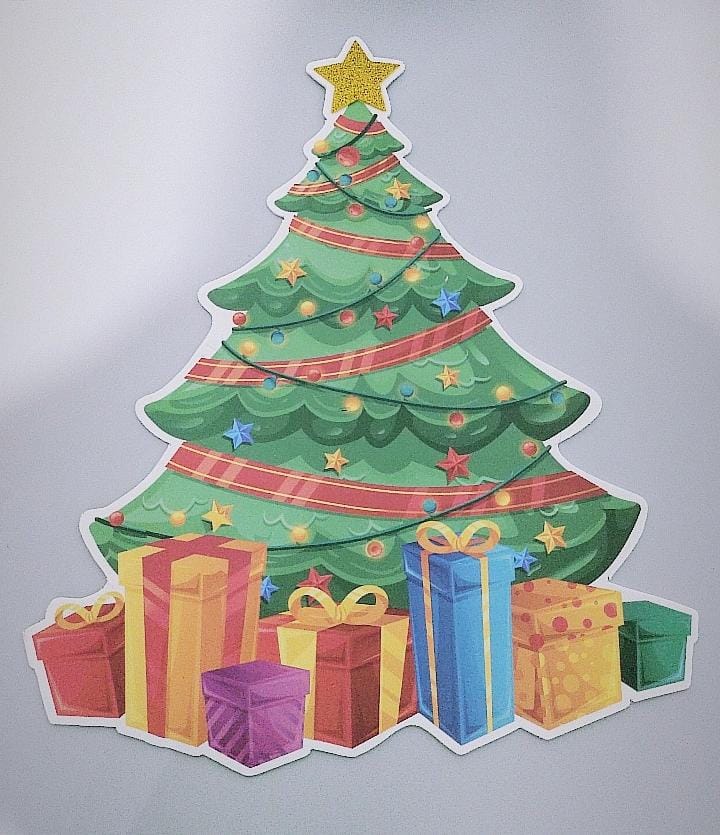 Aplique EVA Painel Para Artesanato Árvore Natal Ibel 4433 - Papelaria  Criativa