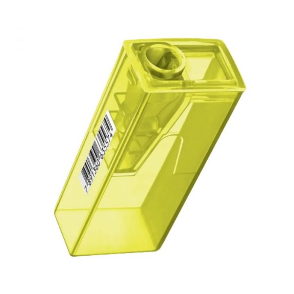 Apontador Faber Castell Neon Fluorecente Com Deposito 125FLVZF C/25 Unidades