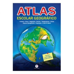 ATLAS ESCOLAR GEOGRAFICO CIRANDA CULTURA + 30 MAPAS ATUALIZADOS
