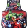 Avental Infantil Escolar Marvel Avengers Vermelho Luxcel AV55573AG