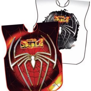 Avental Infantil Escolar Wild Spider Com Bolso Kit AA11759