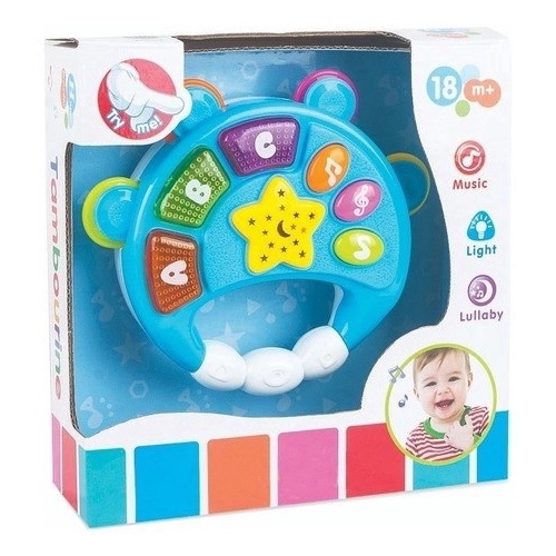 Baby Pandeiro Musical Magic Com Luz Sortidos Toy Mix 331.19.99