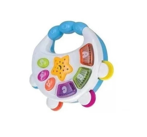 Baby Pandeiro Musical Magic Com Luz Sortidos Toy Mix 331.19.99