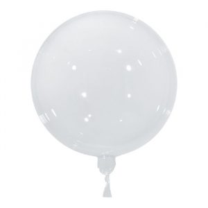 Balão Bobo Ball Redondo Transparente 26" 66cm Make+ 8569