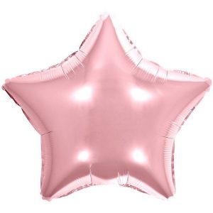 Balão Metalizado Estrela Rose 18" 45cm Make+ 8553