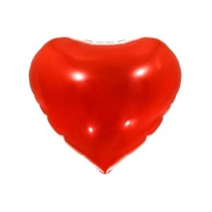 Balão Metalizado Vermelho Coração 10" 25cm Make+ 8625
