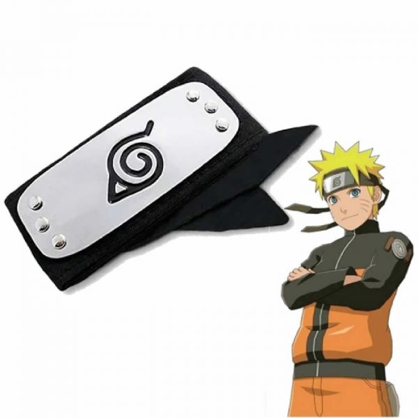 Bandana Anime Naruto Vila Da Folha 10cm