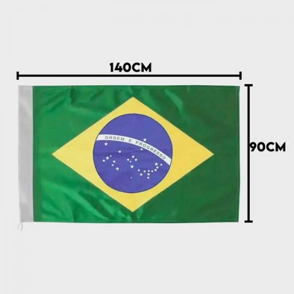 Bandeira Do Brasil Tecido 90x140mm YDH-BR0007