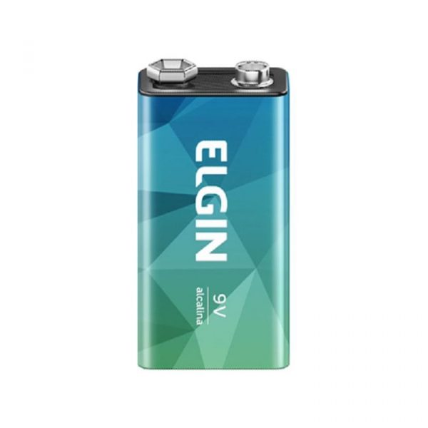 Bateria alcalina 9V - Elgin