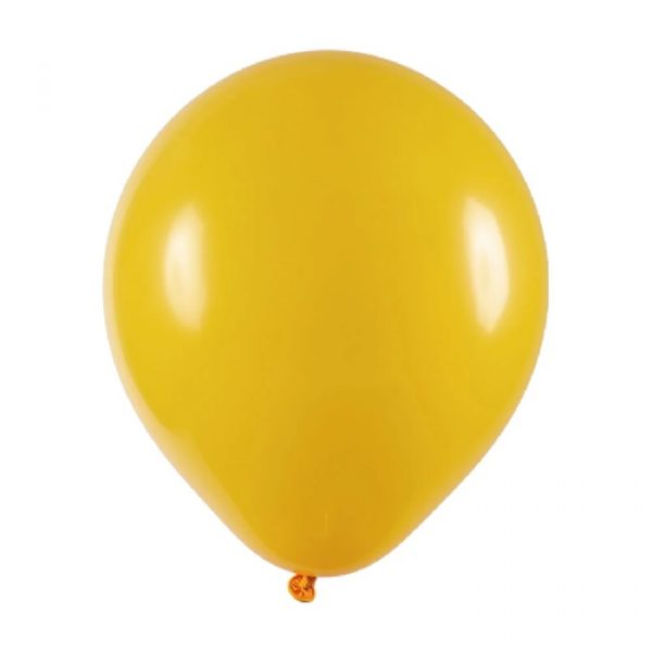Bexiga Balão Amarelo Liso Número 6.5 - São Roque c/50 Unidades