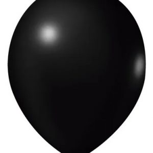 Bexiga Balão Preto Liso Número 6.5 - São Roque c/50 Unidades