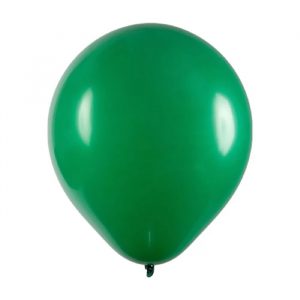 Bexiga Balão Verde Bandeira Liso Número 9.0 - São Roque c/50 Unidades
