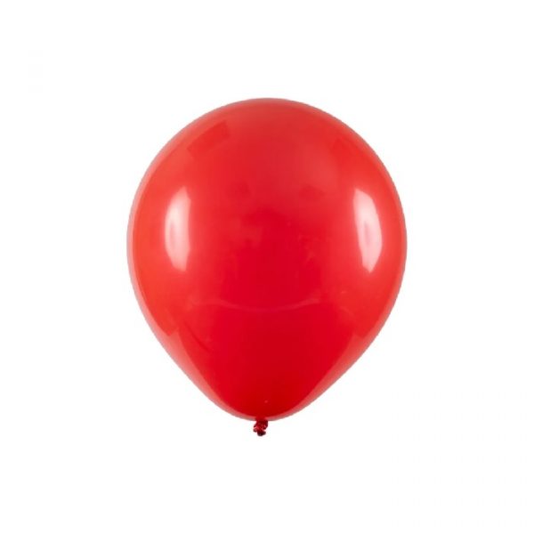 Bexiga Balão Vermelho Liso Número 6.5 - São Roque c/50 Unidades