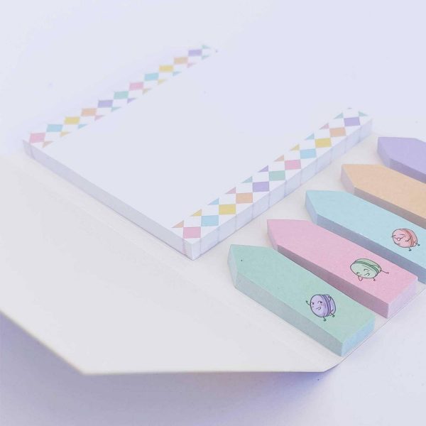 BLOCO ADESIVO EAGLE STICKY NOTES BOOKLET SWEET MACARON 50FLS TYSNZH001 601200