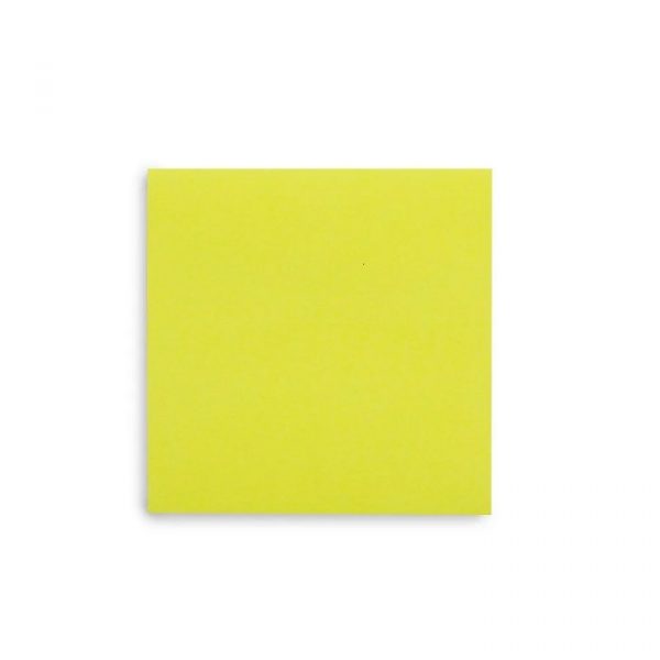 Bloco Adesivo Maxprint Neon Amarelo 360° 76 x 76mm 100 Folhas 74000124
