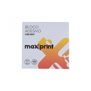Bloco Adesivo Maxprint Pallet Cubo Kraft 76 x 76mm 400 Folhas 74000012