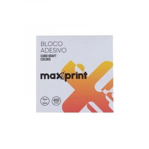 Bloco Adesivo Maxprint Pallet Cubo Kraft Colors 76 x 76mm 400 Folhas 74000013