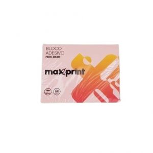 Bloco Adesivo Maxprint Pastel 04 Cores 76 x 102mm 100 Folhas 74000010