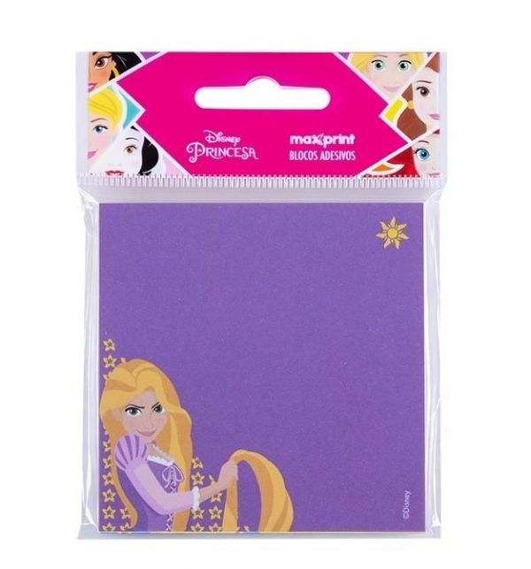 Bloco Adesivo Maxprint Princesa Rapunzel 76 x 76mm 50 Folhas 74000045