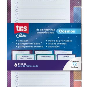 Bloco Adesivo Tris Checklist Cosmos 150X100mm 72 Folhas 612287
