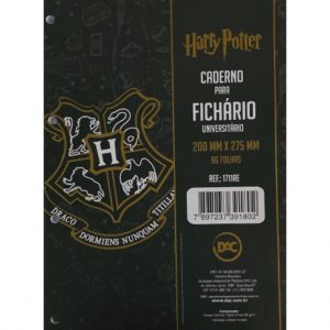 Bloco Fichario Universitario DAC Harry Potter 96 Folhas 1711RE