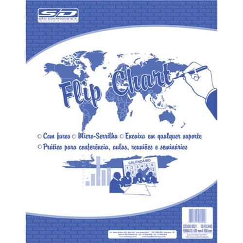 BLOCO FLIP CHART SAO DOMINGOS 50FLS 6021 63X80CM