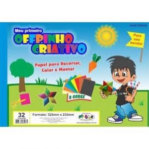 Bloco Offipinho Criativo 8 Cores 32 Folhas 325x235mm Off Paper 10475